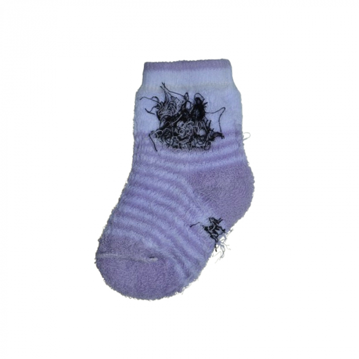 Sosete flausate pentru fete, Mini Junior, SSTMJ-2M, Mov [3]