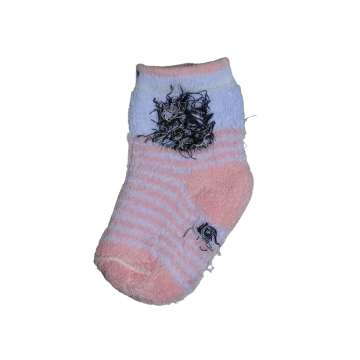 Sosete flausate pentru fete, Mini Junior, SSTMJ-3C, Coral [3]