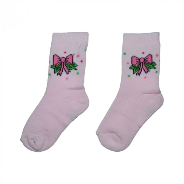 Sosete flausate pentru fete, Mini Junior, SSTMJ-4R, Roz [1]
