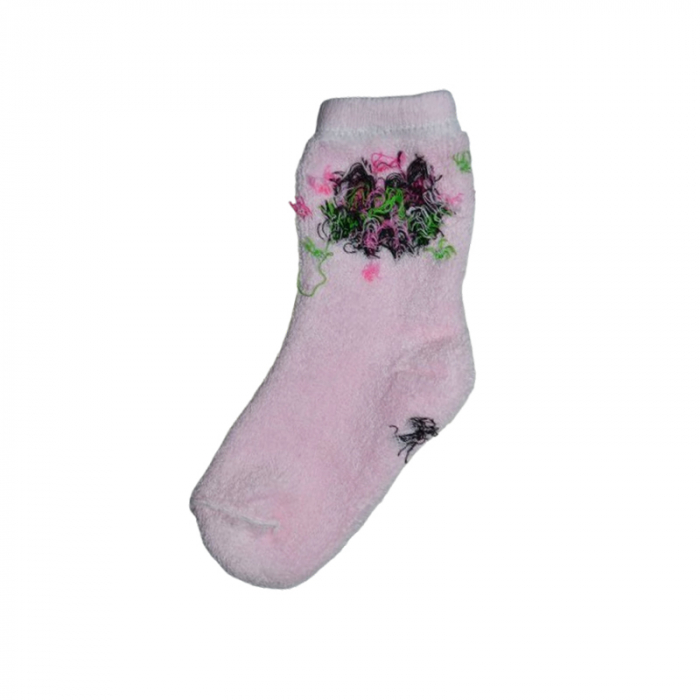 Sosete flausate pentru fete, Mini Junior, SSTMJ-4R, Roz [3]