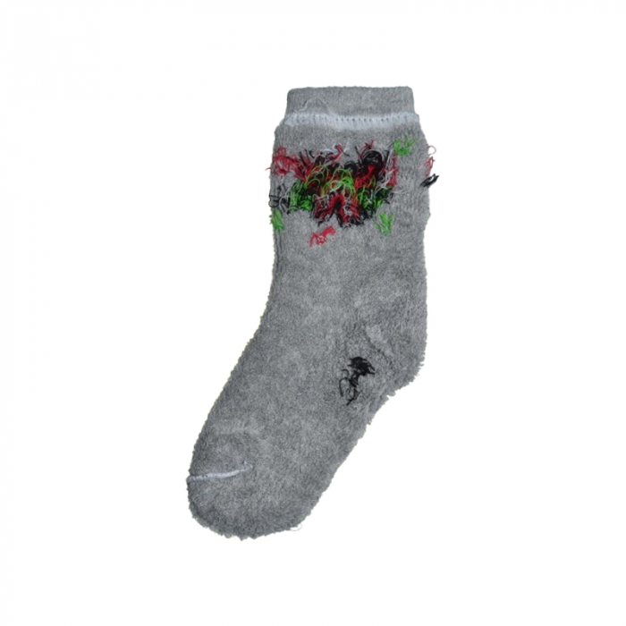 Sosete flausate pentru fete, Mini Junior, SSTMJ-5G, Gri [3]
