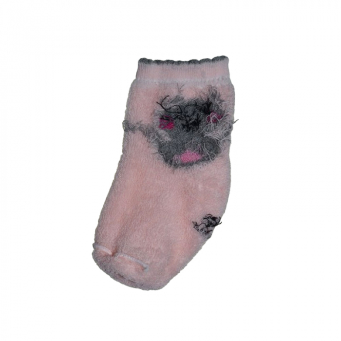 Sosete flausate pentru fete, Mini Junior, SSTMJ-9C, Coral [3]