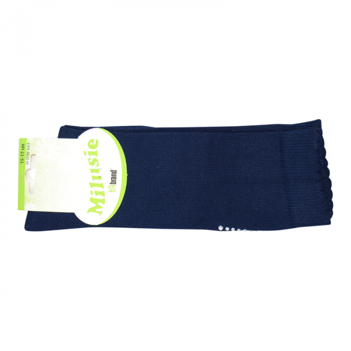 Sosete lungi pentru fete Milusie P002B-32-34, Bleumarin [3]