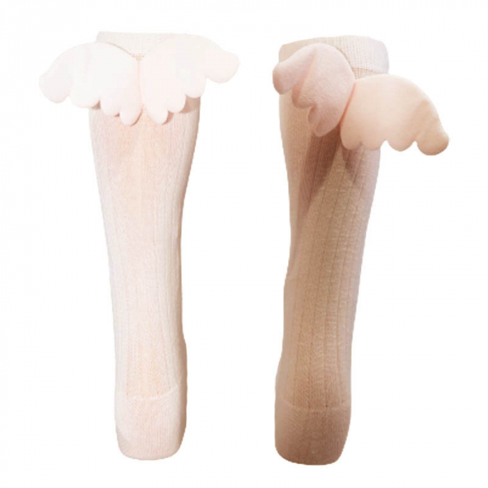 Sosete lungi pentru fete Zual S-240323-C, Coral [2]