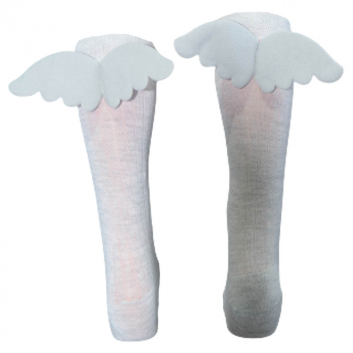 Sosete lungi pentru fete Zual S-240323-G, Gri [2]