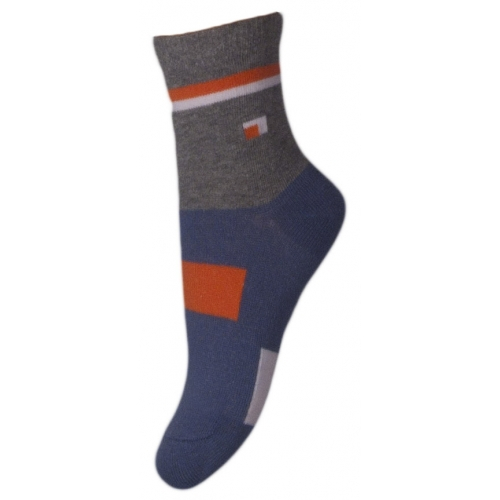 Sosete pentru baieti Milusie B2220B-G3-13-14-cm, Gri [1]