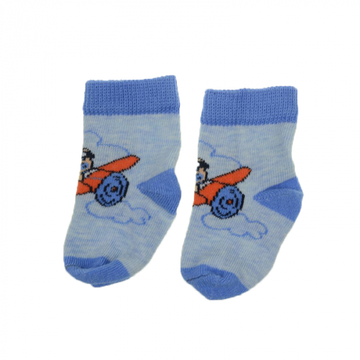 Sosete pentru baieti Milusie 2219-CPO-5-6-cm, Albastru [2]