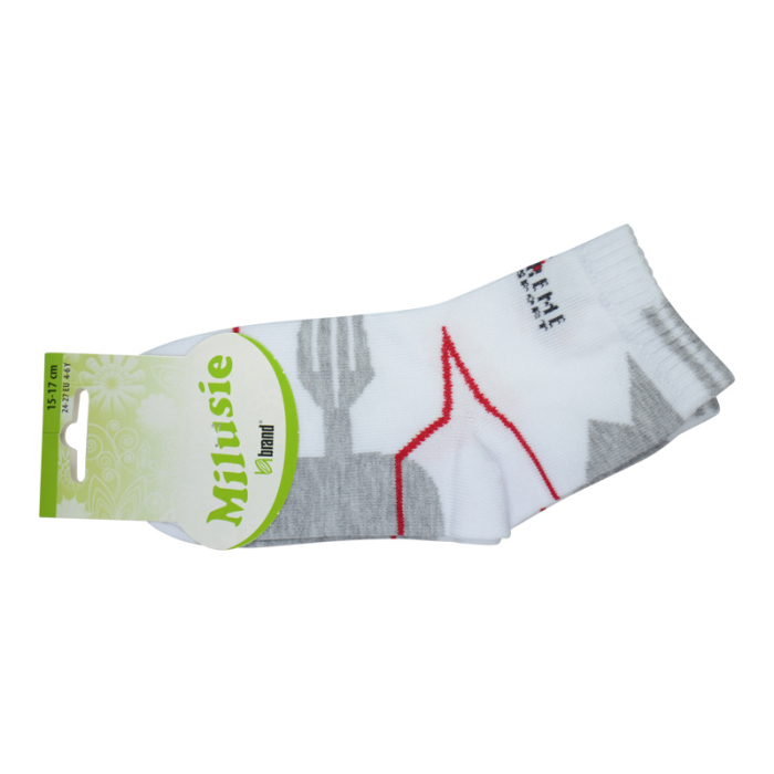 Sosete pentru baieti Milusie 2220Gr-20-22, Gri [2]