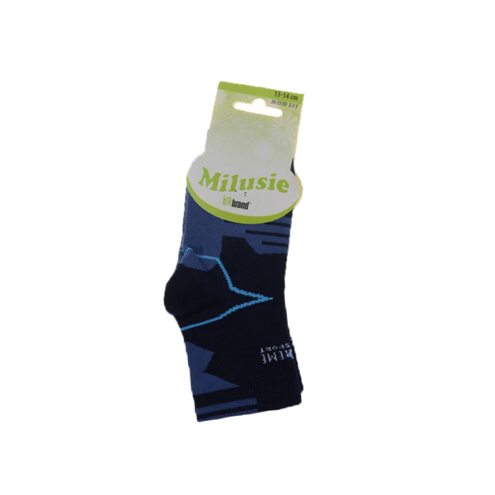 Sosete pentru baieti Milusie B B 2220-1-13-14-cm, Multicolor [2]
