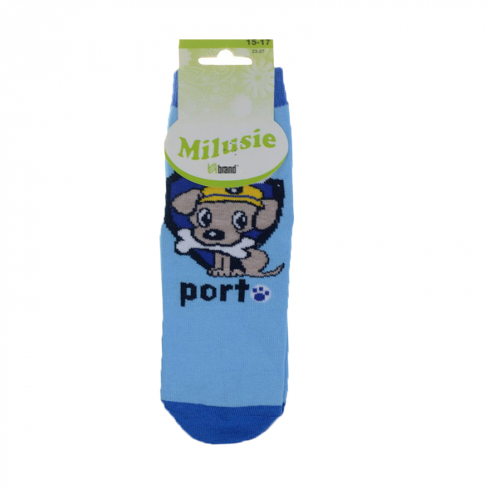 Sosete pentru baieti Milusie B B 2220-4-15-17-cm, Multicolor [2]