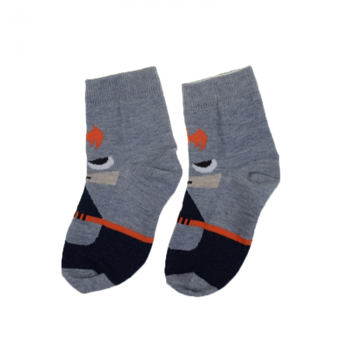Sosete pentru baieti Milusie B B 2220-5-15-17-cm, Multicolor [3]