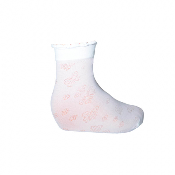 Set 2 perechi sosete 40 DEN pentru fete Milusie B4204, Alb [2]