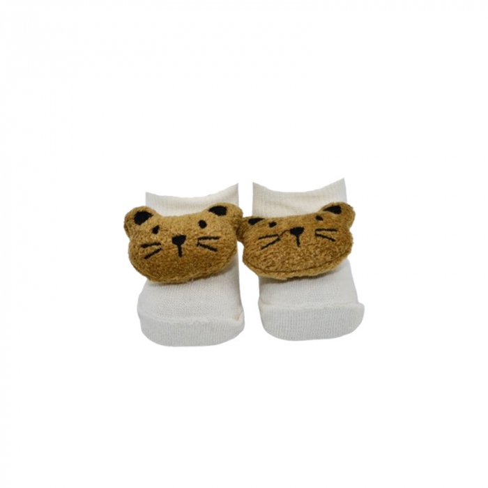 Sosete pentru bebelusi, Mini Junior SSTE-50109-5, Crem [1]