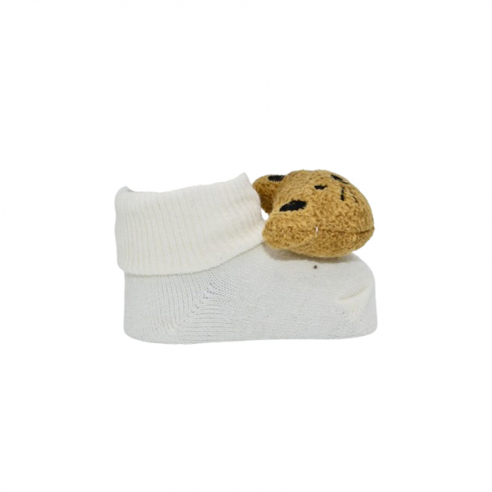 Sosete pentru bebelusi, Mini Junior SSTE-50109-5, Crem [2]