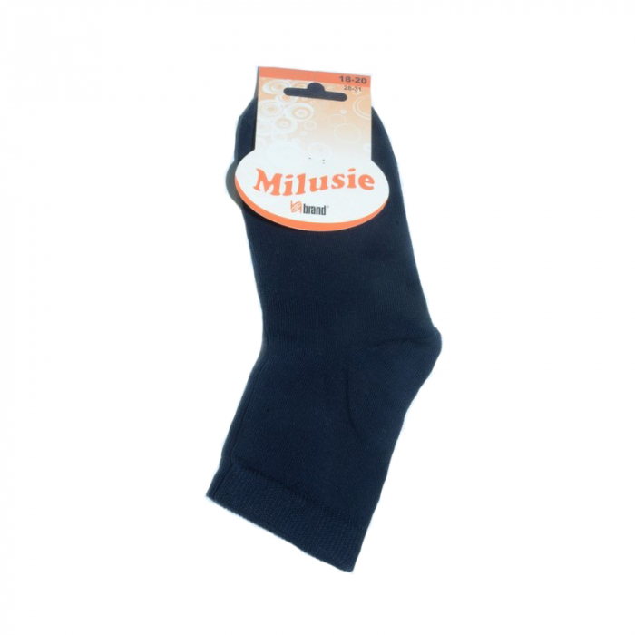 Sosete pentru copii Milusie B2202B-15-17-cm, Bleumarin [2]