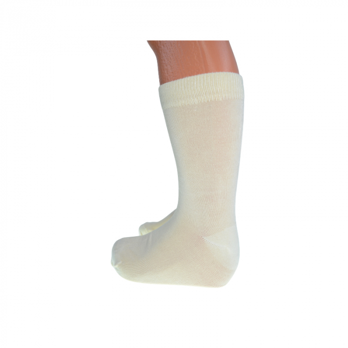 Sosete pentru fete din bumbac modal Baykar 3294C, Crem [2]