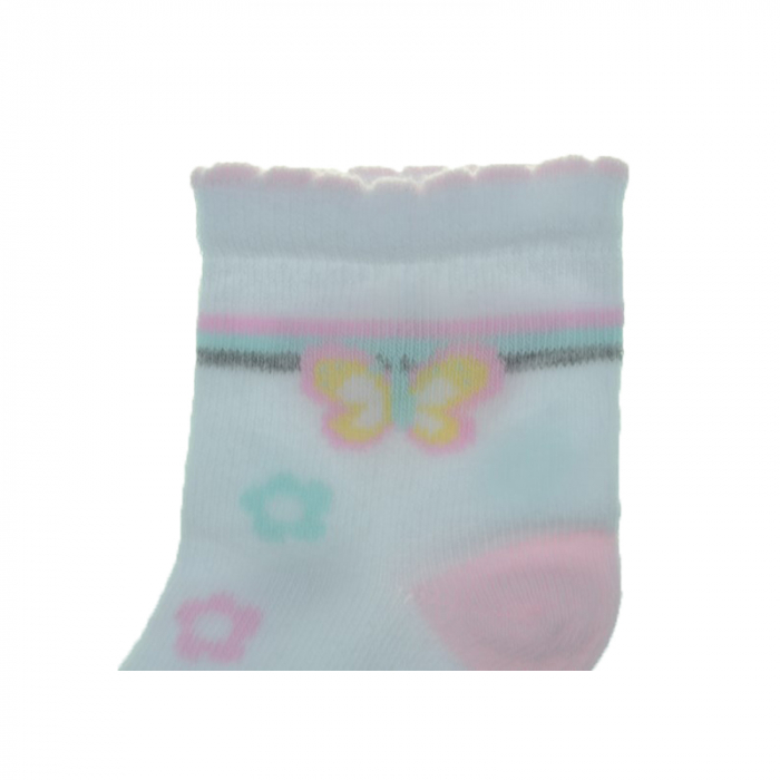 Sosete pentru fete Milusie 2219-BBE-9-10-cm, Alb [2]