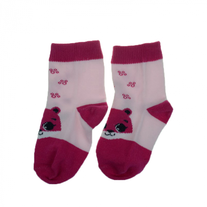 Sosete pentru fete Milusie 2219-CRD-11-12-cm, Roz [3]