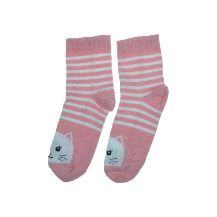 Sosete pentru fete Milusie 2232-CRPZS-21-22-cm, Roz [2]