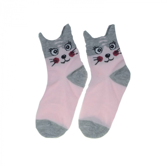Sosete pentru fete Milusie B 2220-CRZ-15-17-cm, Roz [3]