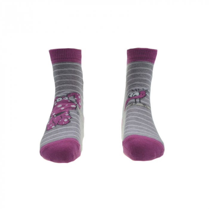 Sosete pentru fete Milusie B B 2265-CRD-13-14-cm, Gri [1]