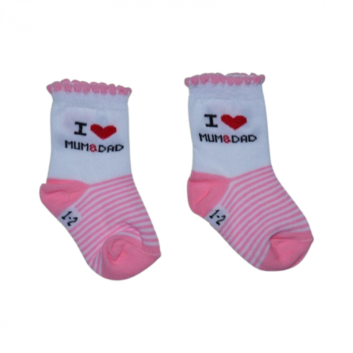 Sosete pentru fete, Mini Junior, SSTMJ-18R, Roz [2]