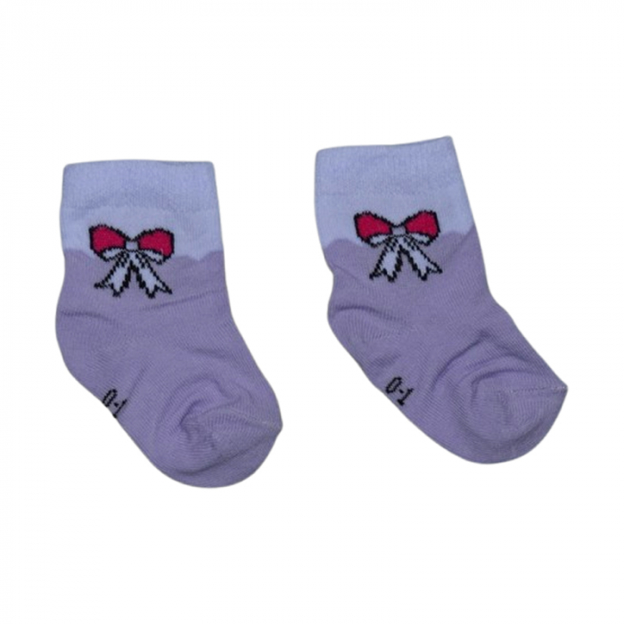 Sosete pentru fete, Mini Junior, SSTMJ-20M, Mov [2]