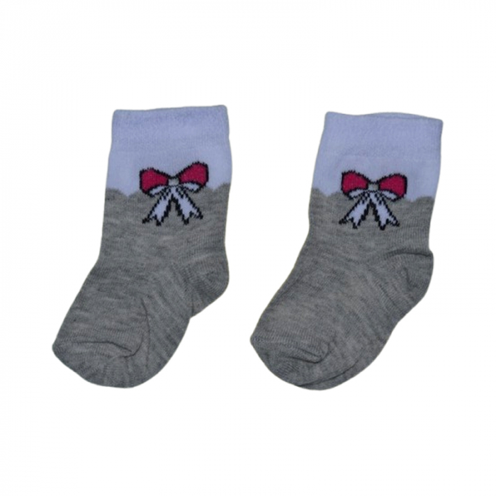 Sosete pentru fete, Mini Junior, SSTMJ-21G, Gri [1]