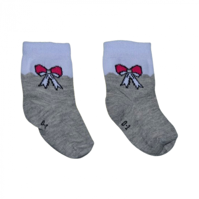 Sosete pentru fete, Mini Junior, SSTMJ-21G, Gri [2]