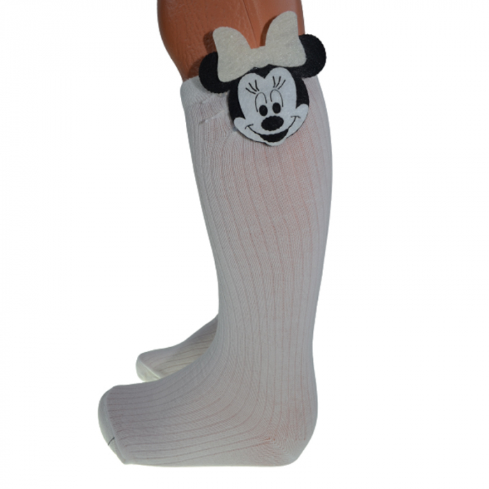 Sosete pentru fete cu  Minnie Karatepe 28050C, Crem [2]