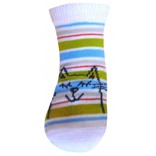 Sosete pentru fete Milusie B2219F-A12-5-6-cm, Alb [1]