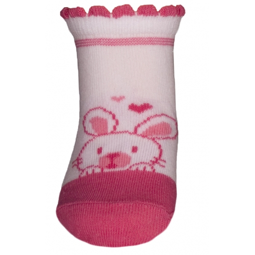 Sosete pentru fete Milusie B2219F-R13-5-6-cm, Roz [1]