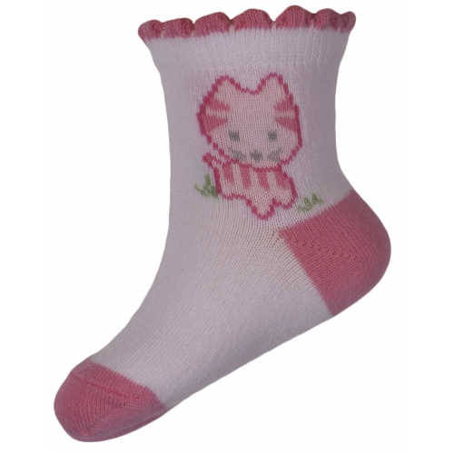 Sosete pentru fete Milusie B2219F-R7-5-6-cm, Roz [1]