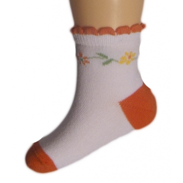 Sosete pentru fete Milusie B2219FA-5-6-cm, Alb [1]