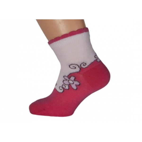 Sosete pentru fete Milusie B2220-F-5-6-cm, Fucsia [1]