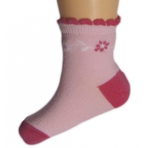 Sosete pentru fete Milusie B2220-R2-5-6-cm, Roz [1]