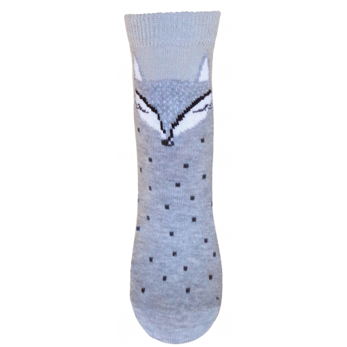 Sosete pentru fete Milusie B2220G7-15-17-cm, Gri [1]