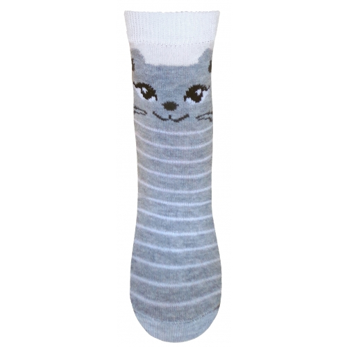 Sosete pentru fete Milusie B2220G9-15-17-cm, Gri [1]