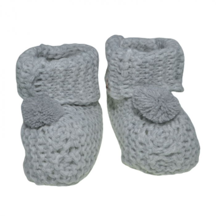 Sosete tricotate pentru baieti Mini Junior S040823-3, Gri [2]