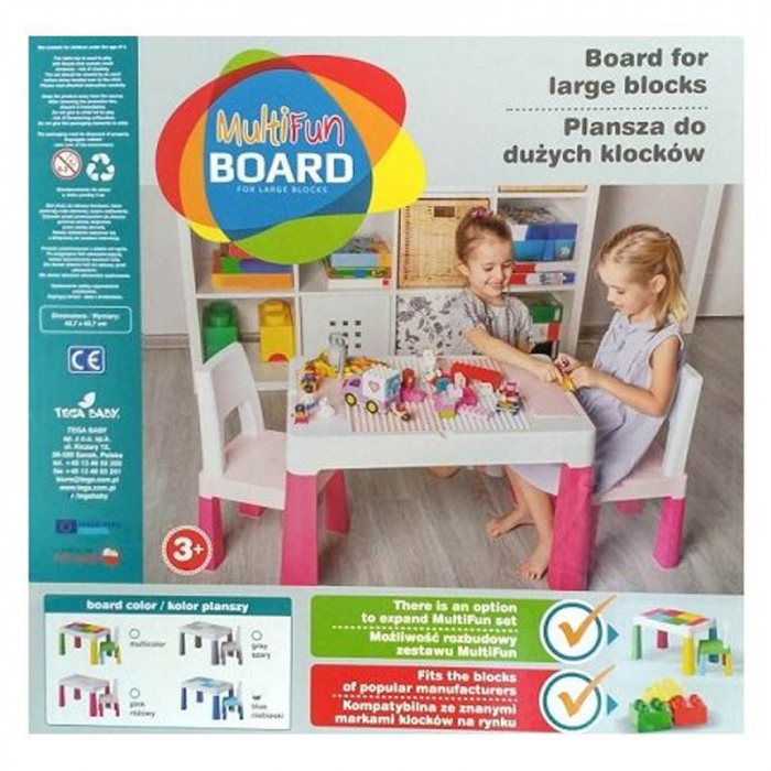 Placa pentru constructie 42,7 x 42,7 cm Tega Baby 000293-M, Multicolor [2]