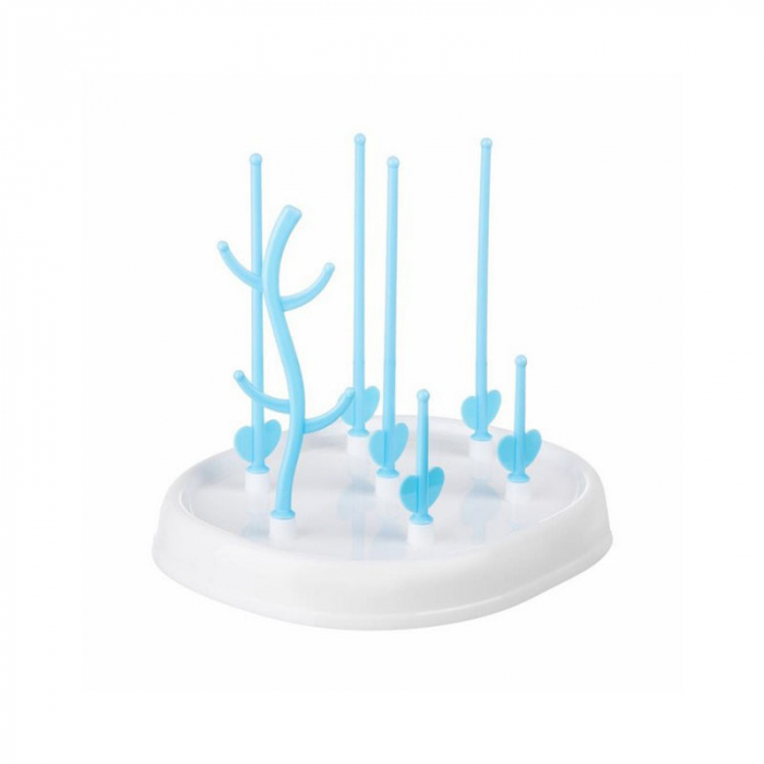 Suport pentru uscarea biberoanelor si accesoriilor Bocioland 650458, Albastru [1]