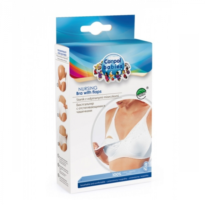 Sutien pentru alaptare Canpol Babies 26/761, Alb [5]