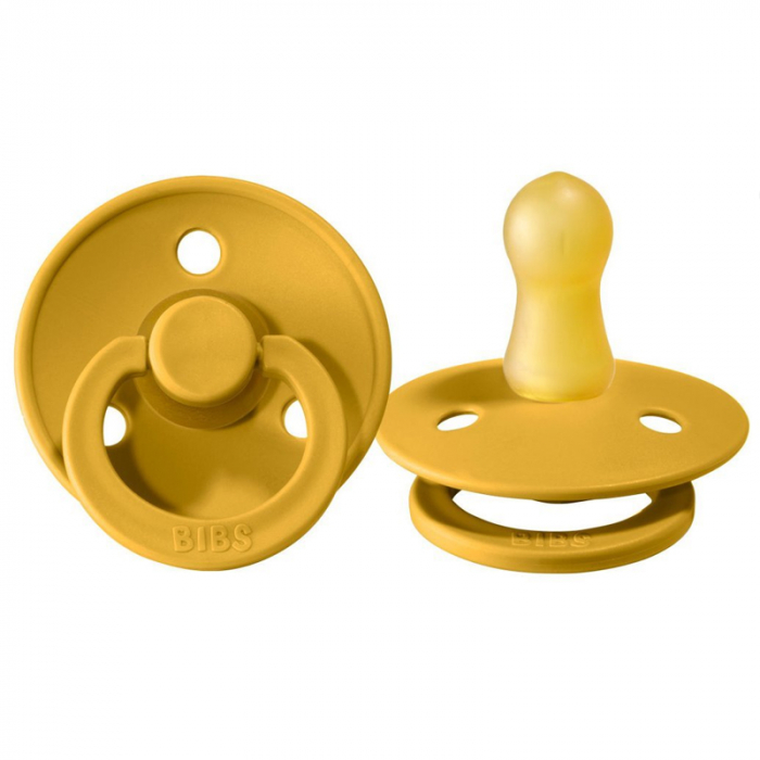 Suzetă dinamică din cauciuc natural  Hevea S Bibs Mustard 010363, Galben [2]