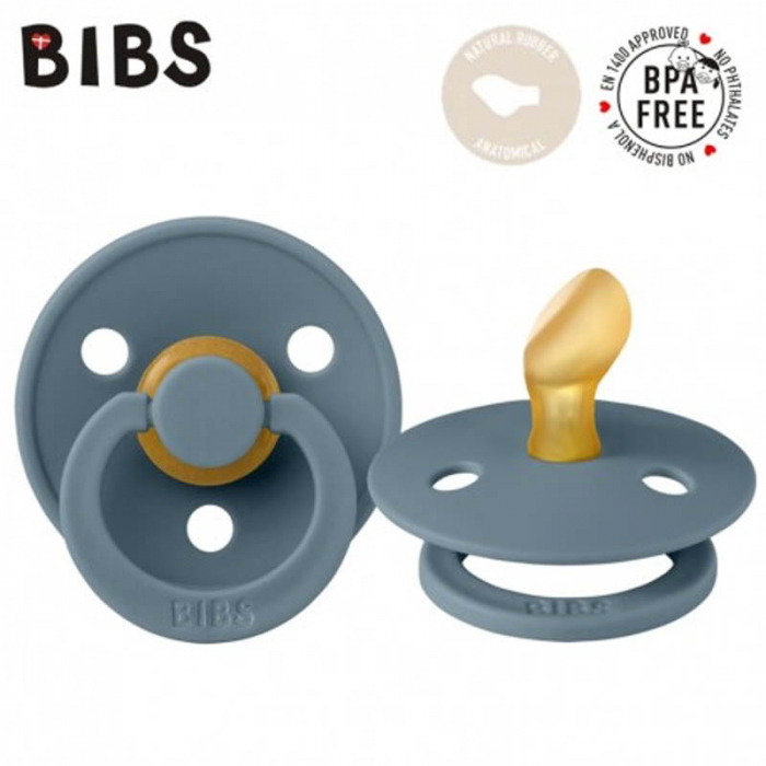 Suzeta anatomica din latex S Bibs Petrol 240388, Albastru [2]