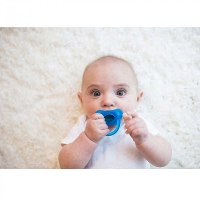 Suzeta anatomica din silicon Dr. Brown's 317433, Albastru [4]