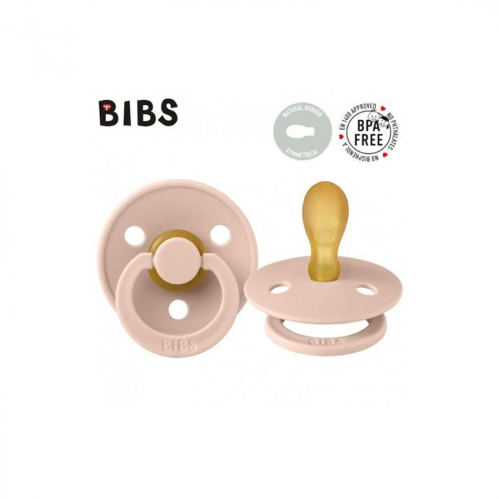 Suzetă simetrica, din cauciuc natural  Hevea, Bibs Pink Plum 240210R, Roz [3]