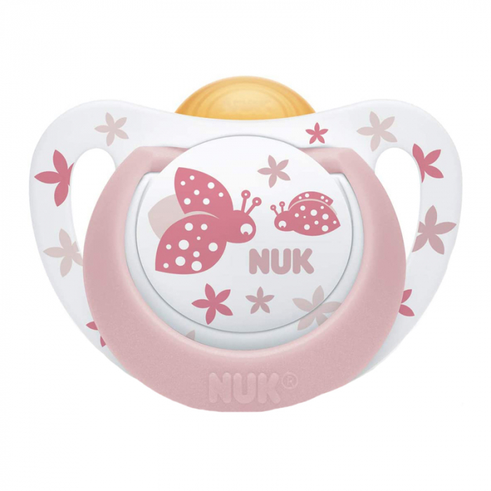 Suzeta ortodontica din latex 6-18 luni Nuk Genius Color 734030RZ [1]