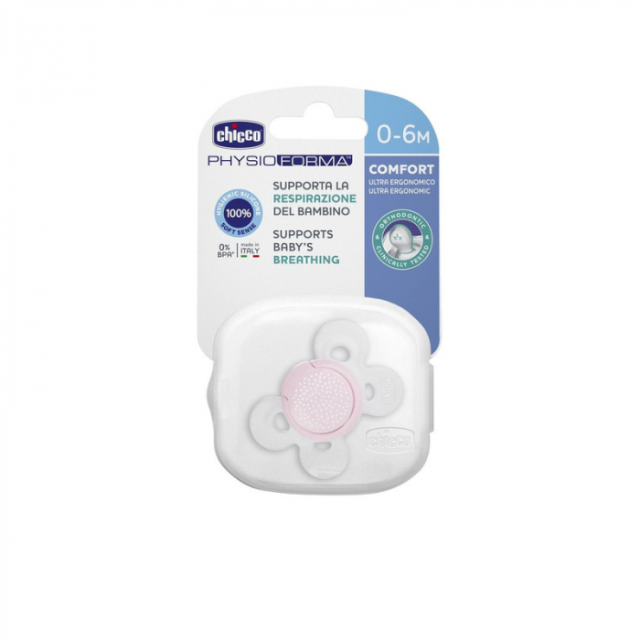 Suzeta ortodontica din silicon 0-6 luni Chicco Physio Forma 059010A [2]