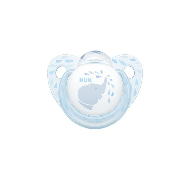 Suzeta ortodontica din silicon 0-6 luni Nuk Baby Blue 730055 [1]
