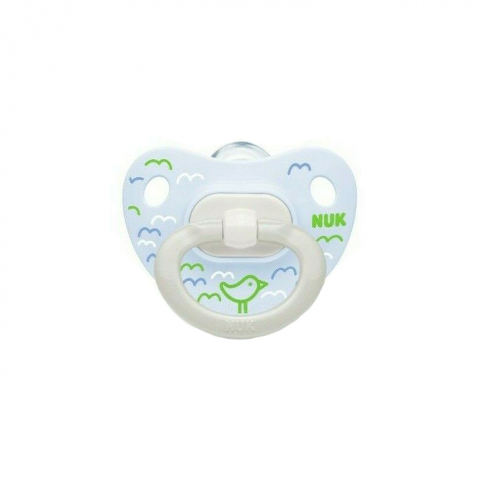 Suzeta ortodontica din silicon 0-6 luni Nuk Happy Days 730321AA [1]